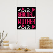 Mom - Beautiful Mother Poster (Keuken)
