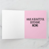 MOM BIRTHDAY TREE BOEST FANTASY Wenskaart Kaart (Binnen)