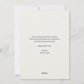 MOM Blue Hydrangeas Bloemen Happy Moederdag Feestdagenkaart (Achterkant)