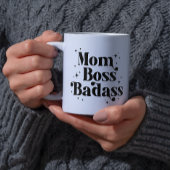 Mom Boss Badass Coffee Mok Geen vrouw