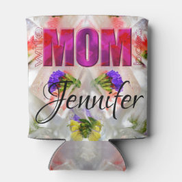  'Mom-Boss-Fire' – Diseño floral en cubos  Blikjeskoeler