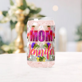 'Mom-Boss-Fire' – Diseño floral en cubos  Blikvorm Glas