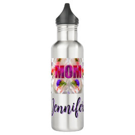 'Mom-Boss-Fire' – Diseño floral en cubos  Waterfles