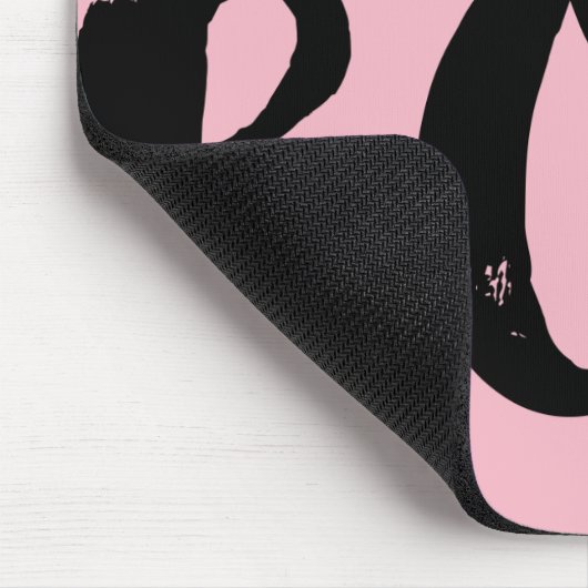 MOM BOSS Modern Typografie script Trendy Chic Muismat (Hoek)