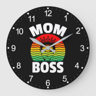 Mom Boss Moederdag Gift-66620 Grote Klok