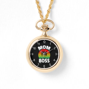 Mom Boss Moederdag Gift-66620 Horloge