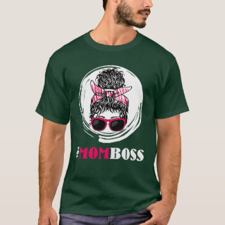 Mom Boss Moederdag Mama Boss Supervisor Grappig T-shirt