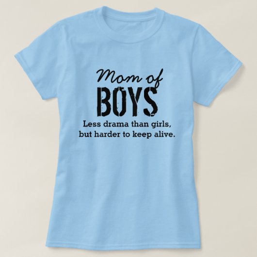 MOM BOYS T-SHIRT (Design voorkant)