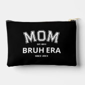 Mom Bruh Era Custom Jaar Witte Logo Zwart Etui (Achterkant)