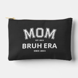 Mom Bruh Era Custom Jaar Witte Logo Zwart Etui