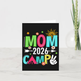 Mom Camp 2026 Familie Vakantie Zomer Camping Crew Kaart