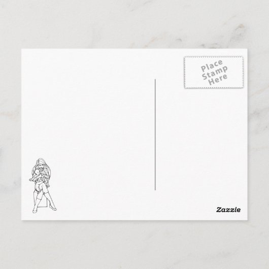 Mom & child briefkaart (Achterkant)