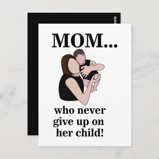 Mom Child Mother To Be  Briefkaart (Voorkant / Achterkant)