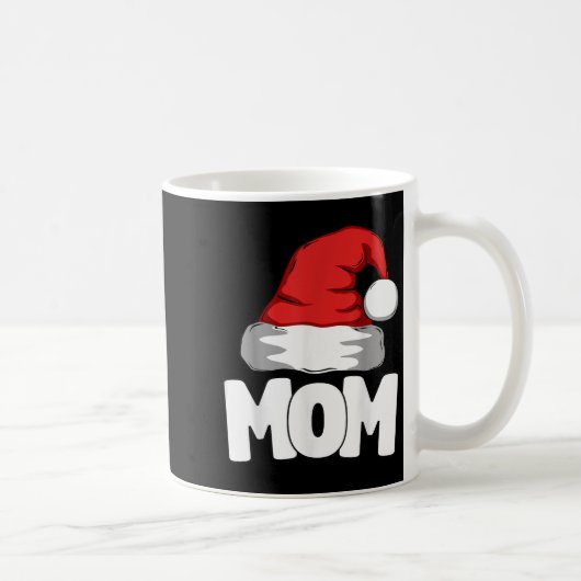Mom Christmas Santa Matching Family Koffiemok (Rechts)
