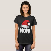 Mom Christmas Santa Matching Family  T-shirt (Voorkant volledig)