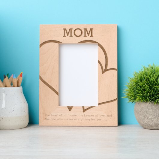 MOM Custom Moederdag Definition Gegraveerde Lijstjes (Voorkant)