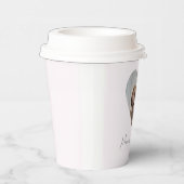 Mom Custom Name & Photo | Paper Cups Papieren Bekers (Rechts)