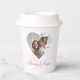 Mom Custom Name & Photo | Paper Cups Papieren Bekers