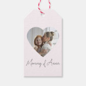 Mom Custom Name & Photo | Personalized Gift Tag Cadeaulabel (Voorkant)