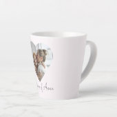 Mom Custom Name & Photo | Personalized Lattee Mug Latte Mok (Rechterhoek)
