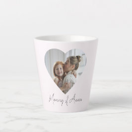 Mom Custom Name & Photo | Personalized Lattee Mug Latte Mok