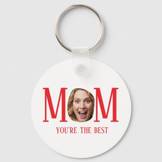 MOM Custom Photo Keychain (Voorkant)