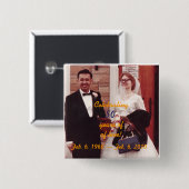 MOM & DAD 50e JUBILEUM BUTTON (Voorkant /achterkant)