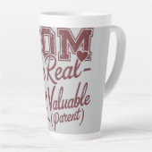 MOM - de echte MVP (meest waardevolle ouder) Latte Mok (Rechterhoek)