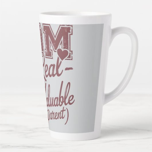 MOM - de echte MVP (meest waardevolle ouder) Latte Mok (Rechts)