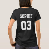 MOM•DE ENIGE Persoonlijk Moederdag T-shirt (Achterkant)
