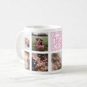 MOM De KONINGIN van ons hart | aangepaste foto Koffiemok (Voorkant links)