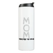 MOM - de moeite waard om te worden Draag Thermosbeker (Gedraaid links)