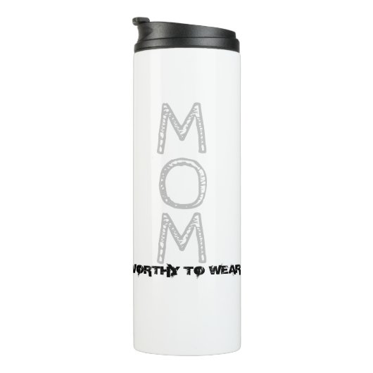 MOM - de moeite waard om te worden Draag Thermosbeker (Geroteerd rechts)