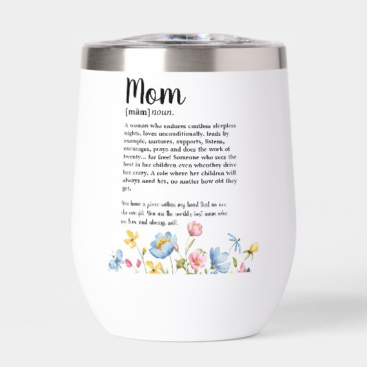 Mom Definition Kleurrijke Wildflower (Voorkant)