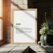 Mom Definition Poster | Dictionary Style