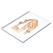 Mom en Baby Giraffe Notitieboek (Linkerzijde)