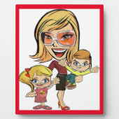 MOM EN KINDEREN FOTOPLAAT (Voorkant)