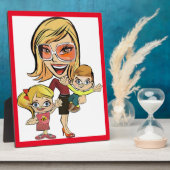 MOM EN KINDEREN FOTOPLAAT (Zijkant)