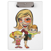 MOM EN KINDEREN KLEMBORD (Voorkant)