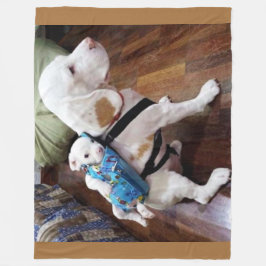 MOM en PUP Fleece Deken