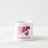 Mom espresso mug heart kop (Voorkant)