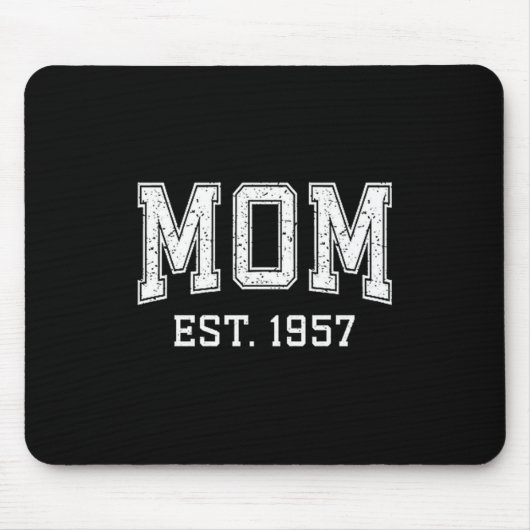 Mom Est 1957 D Mother’s Day Ized Premium Tri-blend Muismat (Voorkant)