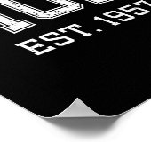 Mom Est 1957 D Mother’s Day Ized Premium Tri-blend Poster (Hoek)