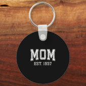 Mom Est 1957 D Mother’s Day Ized Premium Tri-blend Sleutelhanger (Voorkant)