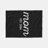Mom Est 2004 Mom D Mother’s Day Ized  Fleece Deken (Voorkant (Horizontaal))