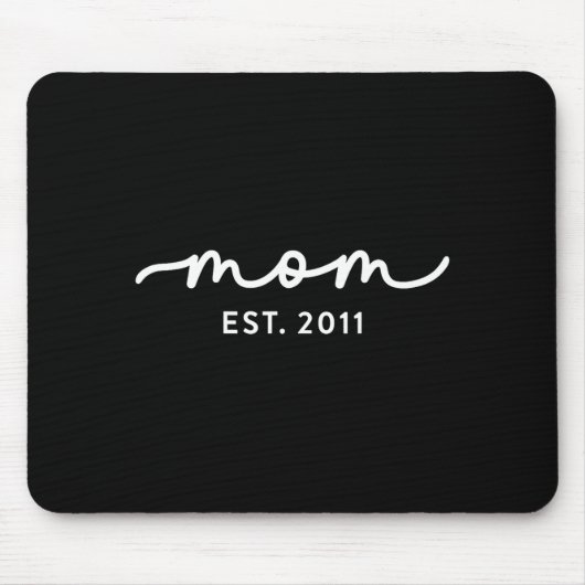 Mom Est 2011 Custom Mom Personalized Mother’s Day  Muismat (Voorkant)