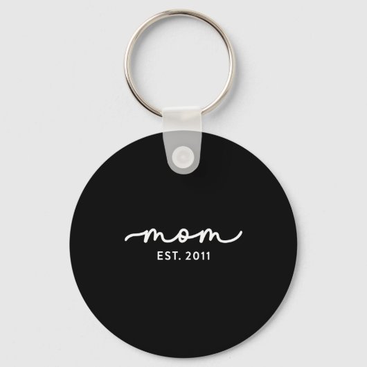 Mom Est 2011 Mom D Mother’s Day Ized  Sleutelhanger (Voorkant)