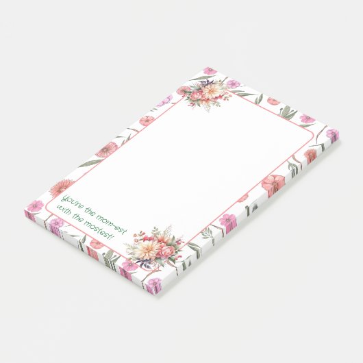 Mom-est met de meest post-it® notes (Schuin)