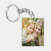 Mom Est. Photo New Mom Gift Keychain (Voorkant Links)