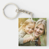 Mom Est. Photo New Mom Gift Keychain (Voorkant)